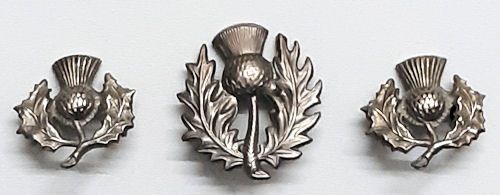 set of 3 Collar Badges