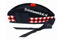 Budget Diced Red/White Glengarry 