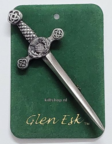 Kiltpin, met een distel, Glen Esk
