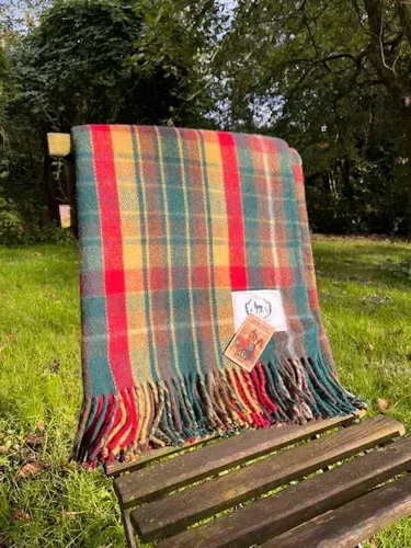 Plaid, Canadian Rockies, gemaakt van gerecycled wol