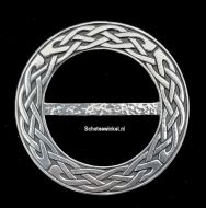 Scarf Ring - Fibula, Lady Crow 9 cm, Knot