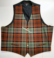 Waistcoat DFT tartan, maat 58R