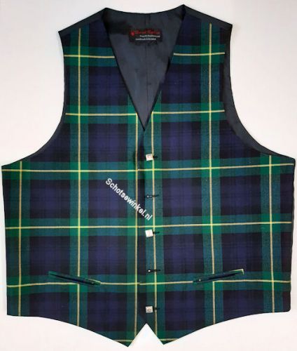Waistcoat Gordon tartan, maat 50R